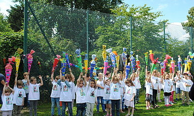 Vorschulkinder mit Zuckertütenfest verabschiedet Vorschulkinder mit Zuckertütenfest verabschiedet